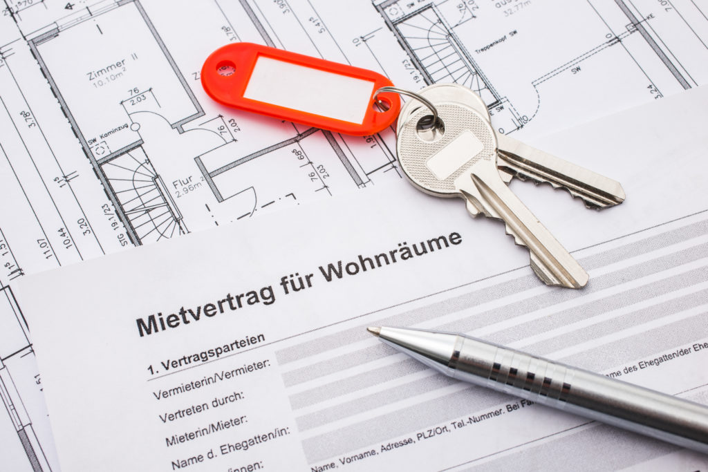 Mietvertrag für Wohnräume